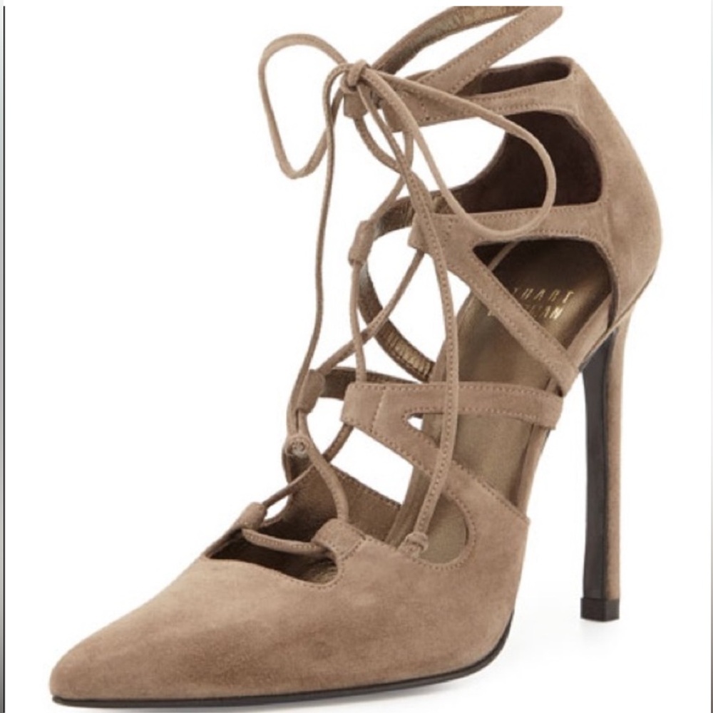 Stuart Weitzman Lace up Pumps